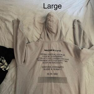 Grey Graphic Hoodie